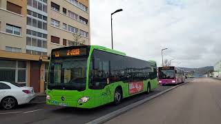 Passage des Mercedes Citaro C2 1931 2135 amp 2034 du Citelis Line 0610 et Citaro C2 G 2151 [upl. by Eelrebma451]