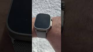 Apple Watch Ultra with Milanese Loop How does it look [upl. by Durrace35]