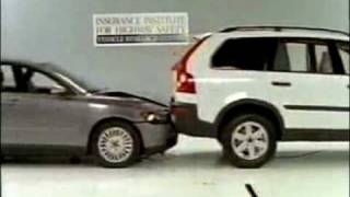 Crash Test Volvo S40 vs XC90 [upl. by Lorolla]