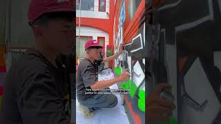 Penasaran Hasil Mural Palestina di Kantor Rumah Zakat [upl. by Namron251]