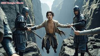 Kung Fu Movie A slave is pushed into a deep abyss and humiliated but kills the soldiers to escape [upl. by Johansen]