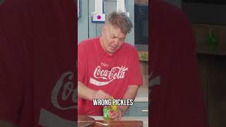 OneTopping Burger Challenge Trying Pickles on a Burger [upl. by Eidoow]