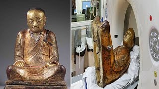 1000 Year Old Buddha Statue Reveals Mummified Monk Hidden Inside [upl. by Llerut374]