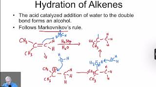 The Acid Catalyzed Hydration of Alkenes amp Rearrangements Organic Chemistry One 1 Lecture Video 42 [upl. by Jahdol]