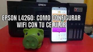 EPSON L4260 configurar wifi con tu celular Facil y sencillo [upl. by Clance]