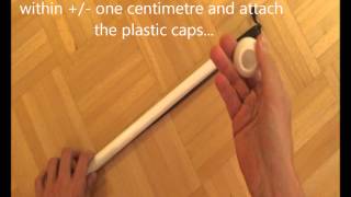 Ikea Ore  Video tutorial on how to install the shower curtain rod [upl. by Ayaj]