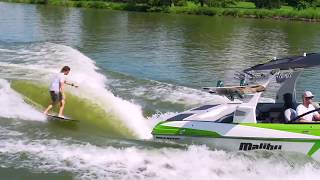 2018 Malibu Wakesetter 25 LSV  Wakesurfing Review [upl. by Santa]