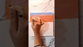 Spring Painting Tutorial  Easy Acrylic Painting for Beginners [upl. by Enyawad]