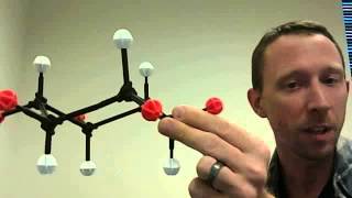 Cyclohexane Ring Flip Demonstration [upl. by Alhak529]