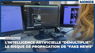 Lintelligence artificielle démultiplie le risque de propagation de fake news [upl. by Yeliw]