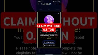 Rocky Rabbit Last Chance 05 Ton Transection How To Claim ✅ rockyrabbitairdrop rocketrabbitcombo [upl. by Thayne]