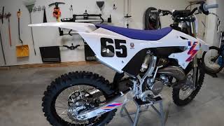 2024 YZ125 Anniversary Edition Finished Build Last check out before the riding starts [upl. by Rahm]