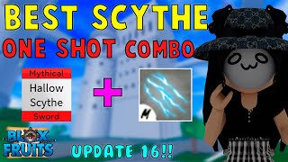 Best Hallow Scythe  Electric Claw One shot combo [upl. by Ahsyad]