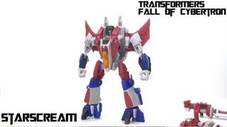 Video Review of the Transformers Fall of Cybertron Starscream [upl. by Aicela]