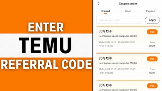 How to Enter Referral Codes on Temu App QUICK amp EASY [upl. by Noedig]