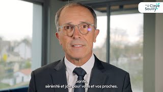 JeanLuc Servieres Maire de ClayeSouilly vous présente ses meilleurs vœux pour lannée 2024 [upl. by Hilaire]