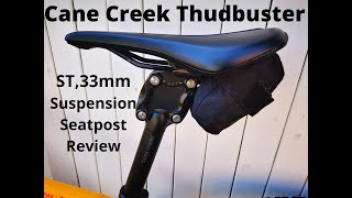 Cane Creek Thudbuster ST Seatpost Review [upl. by Ayenat317]