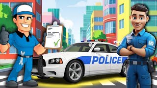 Make Police Car Cartoon🚓  Police Cartoon  Kids Cartoon  Funny Cartoon  Cartoon 2024  Animated [upl. by Batista]