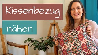 DIY Kissenbezug selber nähen für Anfänger [upl. by Ehsom]