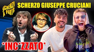 REAGIAMO AL TERRIBILE SCHERZO A BEPPE CRUCIANI  SI INCAZZA CON UN BAMBINO CHE GLI ROVINA UN QUADRO [upl. by Rosco]