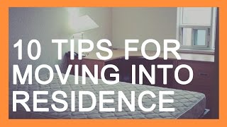 10 TIPS FOR MOVING INTO RES  uOTTAWA [upl. by Tristram]