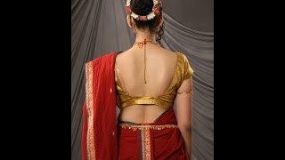 Nauvari Saree  Lavni Saree  Maharashtra Dance Saree [upl. by Ennywg]