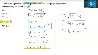 Aplicaciones de progresiones 3ro BGU U1 S4 [upl. by Acirt644]