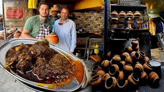 Original CHAMPARAN MEAT HOUSE in Patna  AHUNA MUTTON HANDI  BIHAR FOOD CULTURE [upl. by Yttam]