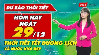 Dự báo thời tiết sáng 2912 Thời tiết Tết dương lịch 2024 cả nước khá đẹp [upl. by Aundrea]