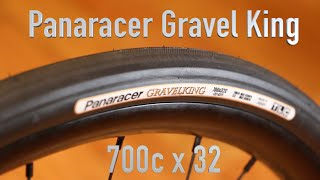 Panaracer Gravel King 700 x 32C Slick Tubeless Tire Overview [upl. by Ahsiled]