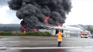 Verviers Pneus Kaiserbaracke Abgebrannt [upl. by Ekrub]