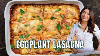 Gluten Free Eggplant Lasagna  Low Carb Comfort Food without the Pasta [upl. by Sallyann853]