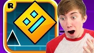 GEOMETRY DASH iPhone Gameplay Video [upl. by Eislek]