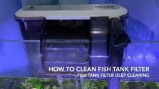 How to clean fish tank filterExternal hanging filter XP 09 deep cleaning [upl. by Iaka650]