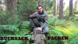 Outdoor Ausrüstung 26  RucksackInhalt für 3 Tage  wie einpacken [upl. by Mikaela238]