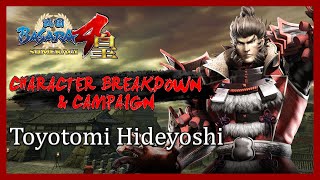 Sengoku Basara 4 Sumeragi  Character Breakdown amp Campaign  Toyotomi Hideyoshi [upl. by Ayama]