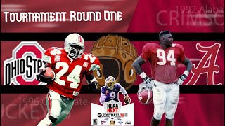 What if the 1996 Ohio State Buckeyes played the1992 Alabama Crimson Tide  all time team tournament [upl. by Omari]