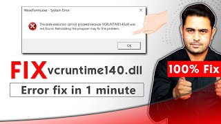 how to fix vcruntime140dll missing error windows 11  fix vcruntime140dll windows 7891011 [upl. by Tarrsus]