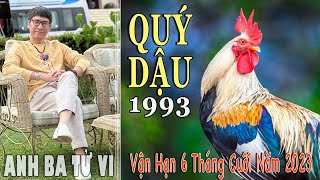 QUÝ DẬU 1993 amp Vận Hạn 6 tháng cuối 2023 [upl. by Salba733]