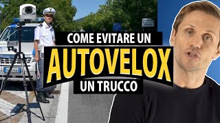 Autovelox un trucco infallibile  avv Angelo Greco [upl. by Kimball]