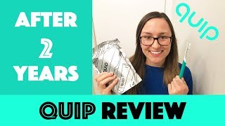 Quip Toothbrush Review  Pros amp Cons [upl. by Hsinam]