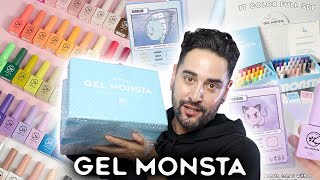 Unboxing The First Collectors Gel Polish Brand  GEL MONSTA  Zillabeaus Korean Vegan Gels [upl. by Mount]