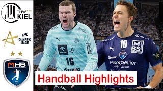 THW Kiel Vs Montpellier HB handball Highlights Quarter finals EHF Champions League 2024 [upl. by Baoj]