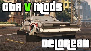 DeLorean GTA V MOD [upl. by Aehsal]