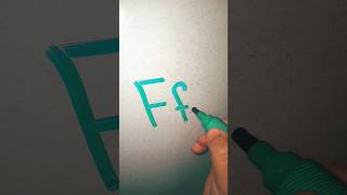 How To Write Letter Ff   Alphabets shorts ytshorts youtubeshorts viral viralshorts foryou [upl. by Anerbes]