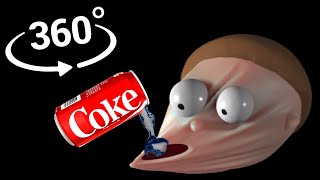 360 Stretchy Morty Drink Coke  VR 360 Morty Drink [upl. by Charpentier]