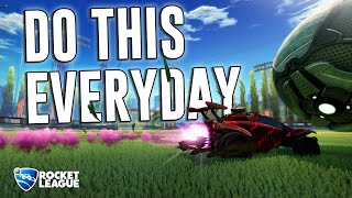 The Daily Warm Up That Will ACTUALLY Increase Your Rank in Rocket League Training Pack [upl. by Hpejsoj]