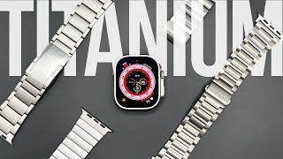 5 Best Titanium Bands for Apple Watch Ultra 2 and Ultra 1 [upl. by Hsak]