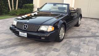 1997 Mercedes Benz SL 320 R129 Roadster Review and Test Drive by Bill  Auto Europa Naples [upl. by Tamanaha268]