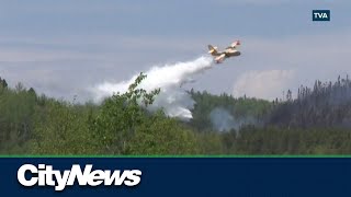 Quebec wildfires Chibougamau resident recounts evacuation [upl. by Rosalba]